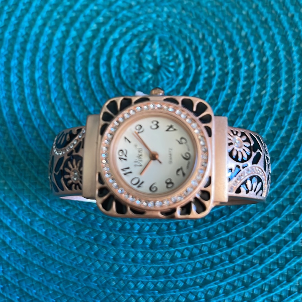 Bracelet Watch Rose Gold And Black